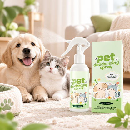 Pet Deodorizing Spray for Dogs and Cats – Gentle Fresh Scent Odor Control Spray for Pet Areas  Product Description