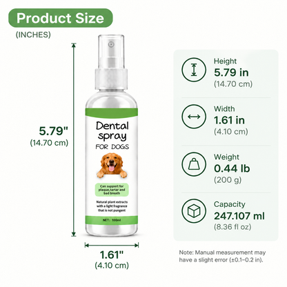 Natural Oral Care Spray for Dogs – Fresh Breath and Daily Mouth Care
