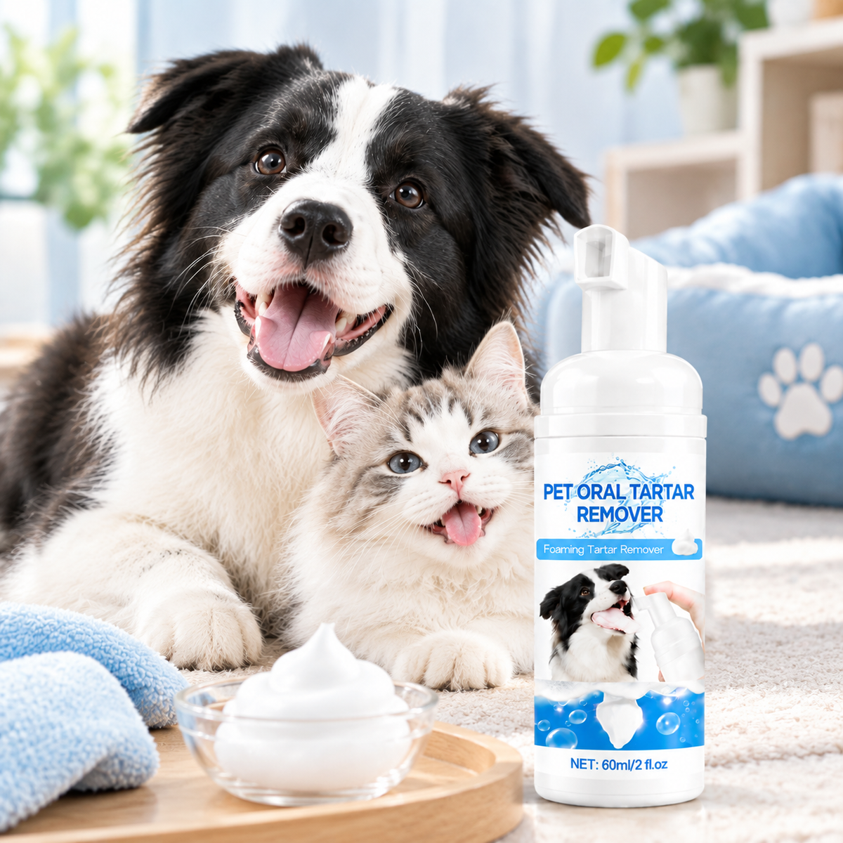 Pet Oral Tartar Remover Foam