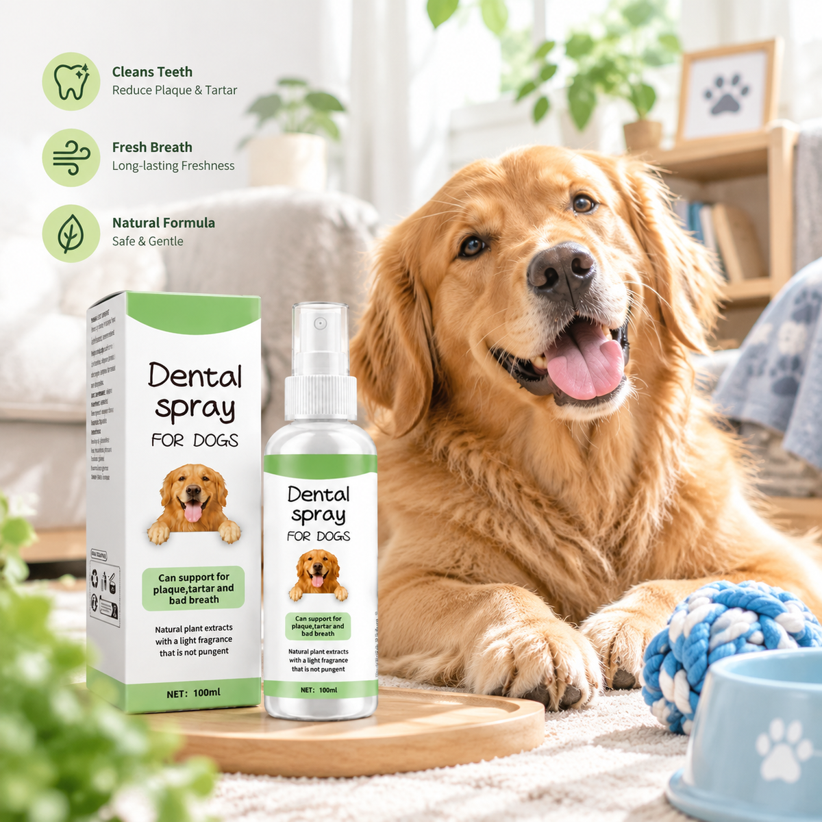Natural Oral Care Spray for Dogs – Fresh Breath and Daily Mouth Care