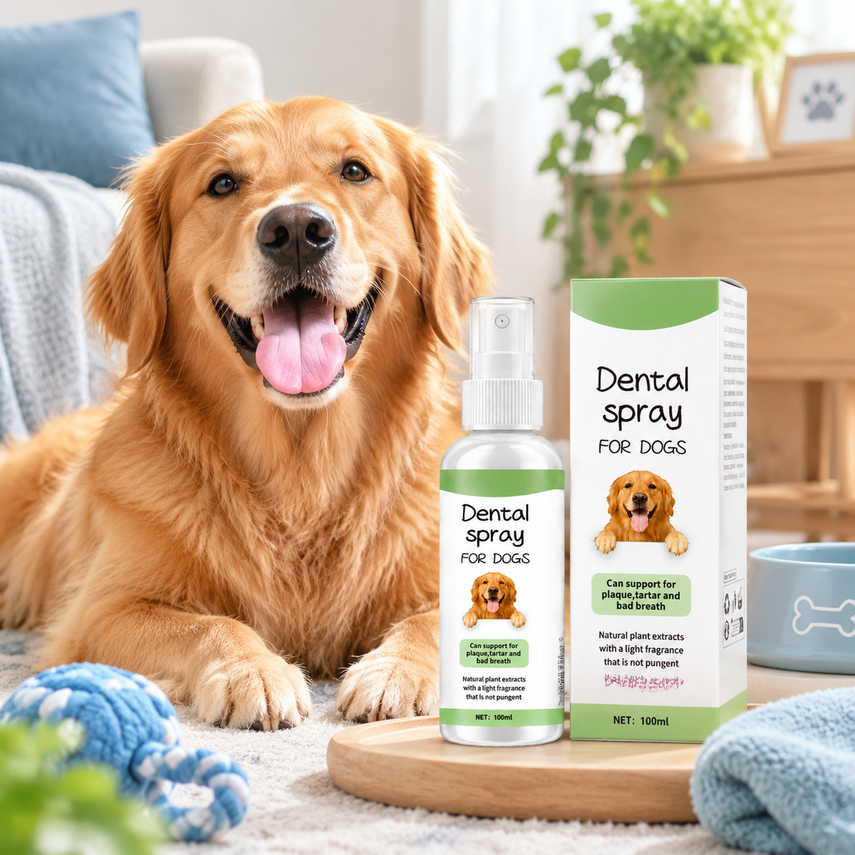 Natural Oral Care Spray for Dogs – Fresh Breath and Daily Mouth Care